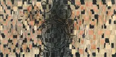 Manifesto (di novembre) by Roberto Floreani, 2008, mixed media on canvas, offered Nov 2025