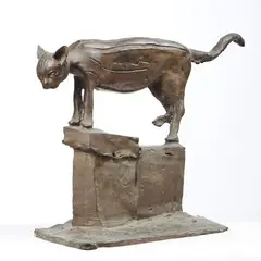 Gatto by Augusto Perez, scultura in bronze, offered Nov 2025
