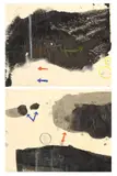 Paolo Scheggi, Due disegni «Traccia movimento»