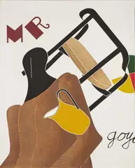 Emilio Tadini, Magazins Réunis, 1973, acrylic on canvas