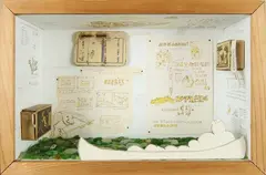 Gianfranco Baruchello, From Safety Matches to Contro Vento, 1987, Colori ad acqua