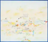 Luca Alinari, La domenica del concerto, 1974, mixed media on canvas