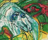 Bengt Lindström, The original animal, 1988, oil on canvas