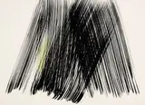 Hans Hartung, P1967-A35, 1967, inchiostro di ink and pastel on carton baryté