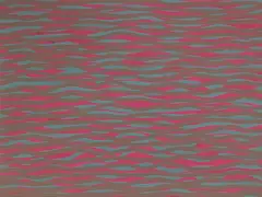 Sol LeWitt, Horizontal Brushstrokers (More or Less), 2003, gouache on card