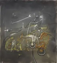 Roberto Sebastian Matta, Senza titolo, 1971, oil on canvas
