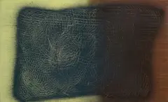 Hans Hartung, T1963-H30, 1963, vinilico and grattage on canvas