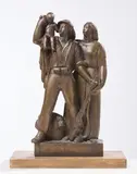Bruno Catarzi, Partenza del Legionario, 1938, scultura in bronze