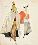 Enrico Sacchetti, Due figurini
