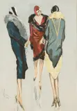 Enrico Sacchetti, Tre figurini