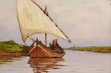 Renuccio Renucci, Becolino, oil on panel