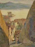 Carlo Domenici, Isola d'Elba, 1945, oil on canvas