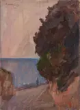 Raffaello Gambogi, Curva sulla strada di Quercianella