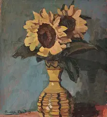 I girasoli by Llewelyn Lloyd, 1927, oil on panel, offered Oct 2025