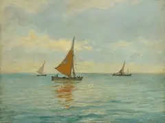 Paranze by Carlo Passigli, oil on panel, offered Oct 2025