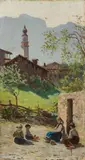 Adolfo Belimbau, Figure nel paesaggio