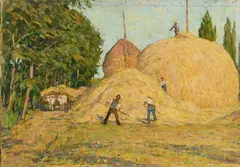 Scena campestre by Luigi Gioli, 1895, oil on canvas, offered Oct 2025