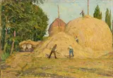 Luigi Gioli, Scena campestre, 1895, oil on canvas