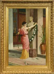 Charles Edward Perugini, Sibilla, oil on canvas