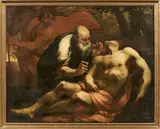 Pietro Negri, Il buon samaritano, oil on canvas