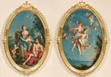 «Ercole e Onfale» e «Zefiro e Flora» by Giuseppe Marchesi Detto Il Sansone, oil on canvas, offered Oct 2025