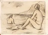 Carlo Carrà, Donne al mare
