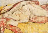 Fausto Pirandello, Sonno sul fianco (Nudo riverso)