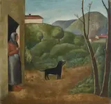 Carlo Carrà, L'Attesa, 1926, oil on canvas
