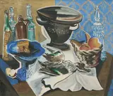 Gino Severini, Natura morta con germano, 1942, oil on canvas
