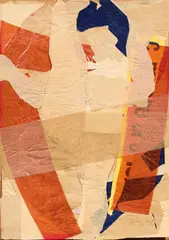 Ballerina by Carlo Corsi, collage on paper, offered May 2025