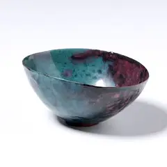 Fausto Melotti, Coppetta, 1965, Ceramica smaltata policroma