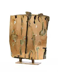 Pietro Consagra, Biglietto, 1961, scultura in bronze