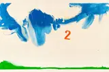Mario Schifano, Senza titolo, 1979, enamel and collage on canvas