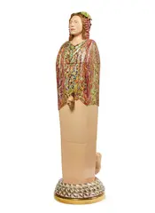 Luigi Ontani, ErmEstetica Borghese, 2002, Scultura in ceramica policroma e oro zecchino