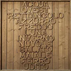 Acqua by Mario Ceroli, 1972, Legno pino di Russia, offered May 2025