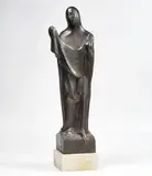 Libero Andreotti, La Veronica, 1920, scultura in bronze on base in marble