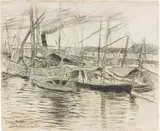 Ulvi Liegi, Porto, 1913, charcoal on card