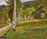 Ulvi Liegi, Valsesia, 1894, oil on cardboard