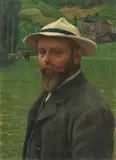 Autoritratto by Ruggero Panerai, 1907, oil on canvas, offered Apr 2025