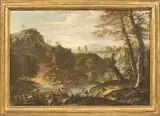 Bartolomeo Pedon, Due opere raffiguranti «Paesaggio fluviale con pescatori e armenti» e «Paesaggio fluviale con pescatori e casa»