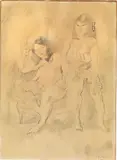 Jules Pascin, L'Attente, 1928, pencil on paper