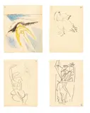 Enrico Prampolini, Quattro disegni da «I Taccuini Capresi»