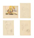 Enrico Prampolini, Quattro disegni da «I Taccuini Capresi»