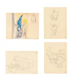 Enrico Prampolini, Quattro disegni da «I Taccuini Capresi»