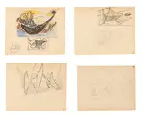 Enrico Prampolini, Quattro disegni da «I Taccuini Capresi»