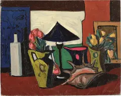 Italo Valenti, Natura morta (Composizione), 1941, oil on canvas