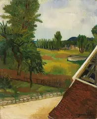 Suzanne Valadon, Paesaggio, 1914, oil on canvas