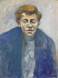 Ottone Rosai, Ritratto di ragazzo, 1953, oil on canvas