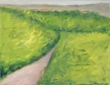 Ottone Rosai, Paesaggio, 1957, oil on canvas