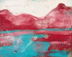 Samos by Giovanni Frangi, oil on canvas, offered Nov 2024